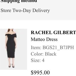 Sophisticated but fitted black dress. New from Bergdorf.